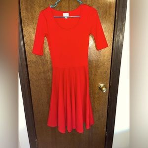 XS Red Dress by LulaRoe